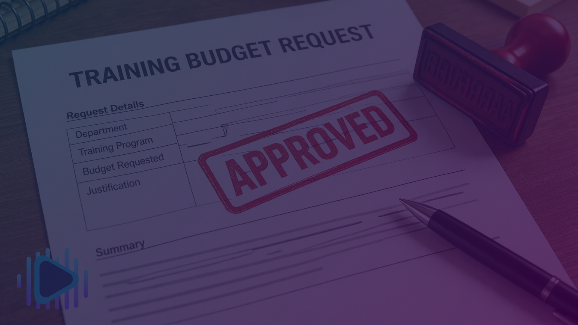 A request for training being accepted